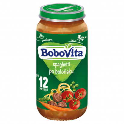 BoboVita Spaghetti po bolońsku po 12 miesiącu 250 g