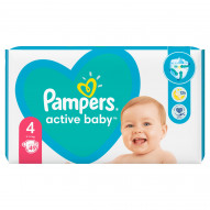 Pampers Active Baby, rozmiar 4, 49 pieluszek, 9kg-14kg