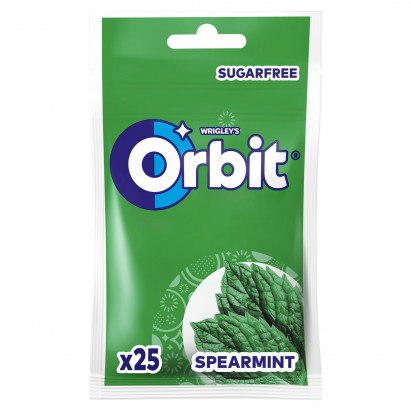 Orbit Spearmint Guma do żucia bez cukru 35 g (25 sztuk)