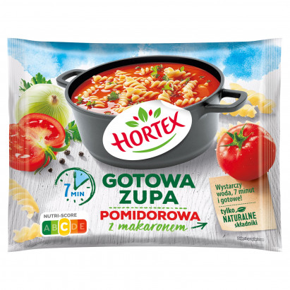 Hortex Gotowa zupa pomidorowa z makaronem 350 g