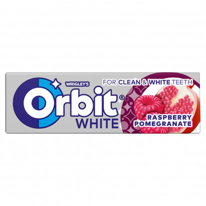 Orbit Raspberry Pomegranate Bezcukrowa guma do żucia 14 g (10 sztuk)